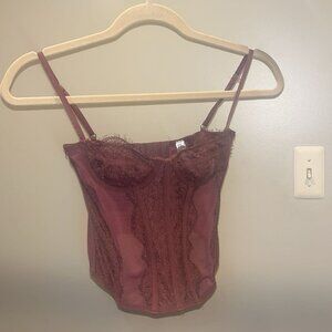 Urban Outfitters Out From Under Modern Love corset top